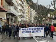 Mobilització dels pescadors de Blanes contra les noves regulacions de la UE