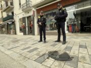 Detenen un home a Blanes que va arrencar papereres i va provocar incendis