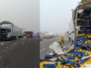 Matí complicat a l’AP-7: dos camions xoquen i obliguen a tallar carrils a Sils