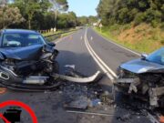 Un espectacular xoc frontal obliga a tallar la carretera entre Begur i Palafrugell