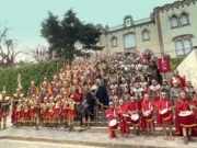 Celebració dels 25 anys dels Manaies de Blanes amb una espectacular desfilada romana