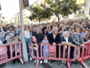 Blanes celebra el Cant de l’Àngel, una tradició del segle XIX en un nou emplaçament pels treballs a la Plaça dels Dies Feiners