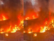 Un incendi arrasa una casa ocupada a Pineda de Mar