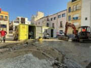 Les obres de la Plaça dels Dies Feiners avancen a Blanes i s’esperen acabades a la tardor